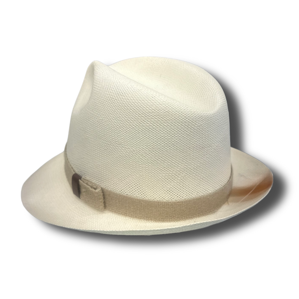 Cream Classic Fedora – Tan Band Edition