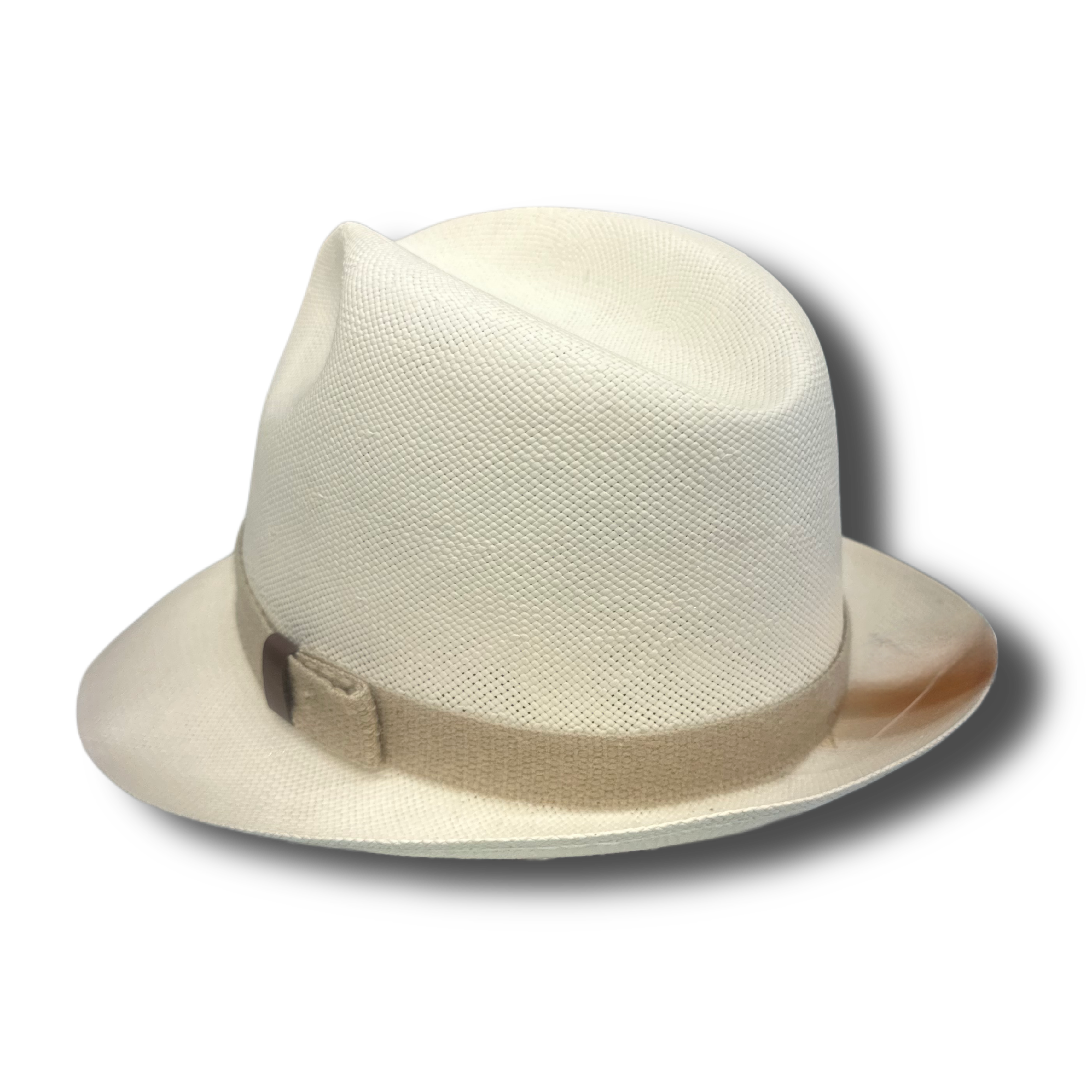 Cream Classic Fedora – Tan Band Edition