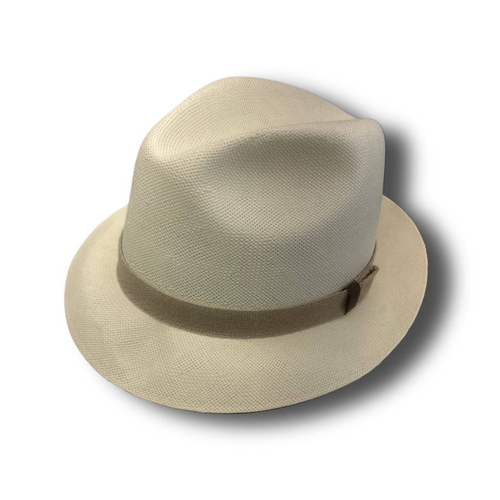 Cream Classic Fedora – Tan Band Edition