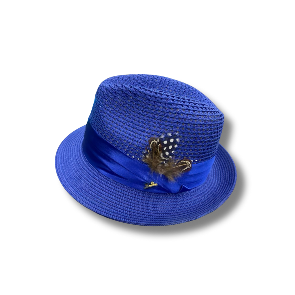 Ventilated Crown Straw Fedora
